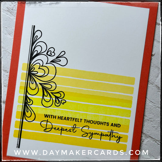 Deepest Sympathy Handmade Card
