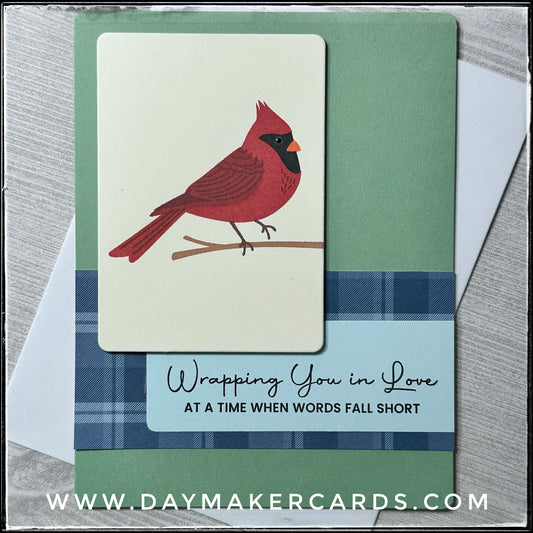 Wrapping You In Love Handmade Card