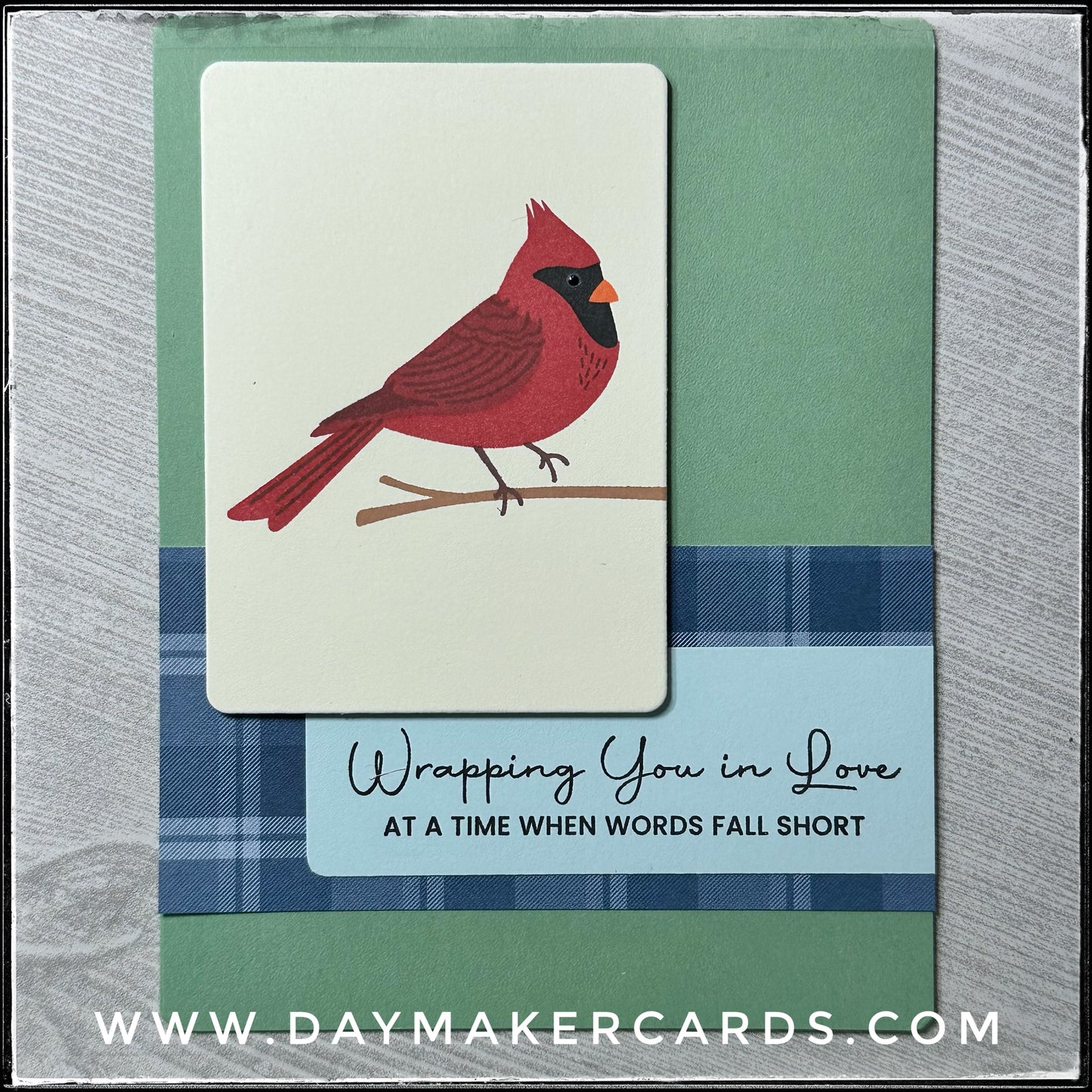 Wrapping You In Love Handmade Card