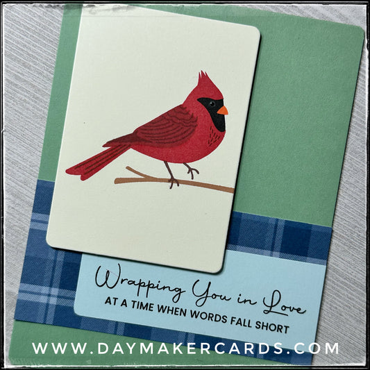 Wrapping You In Love Handmade Card