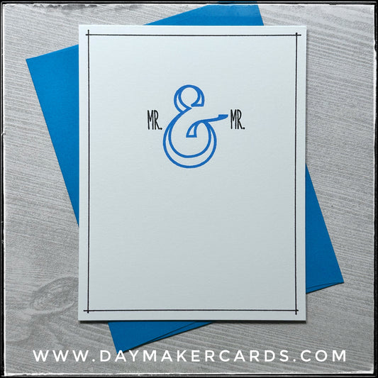 Mr. & Mr. Handmade Card