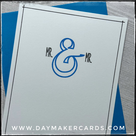 Mr. & Mr. Handmade Card