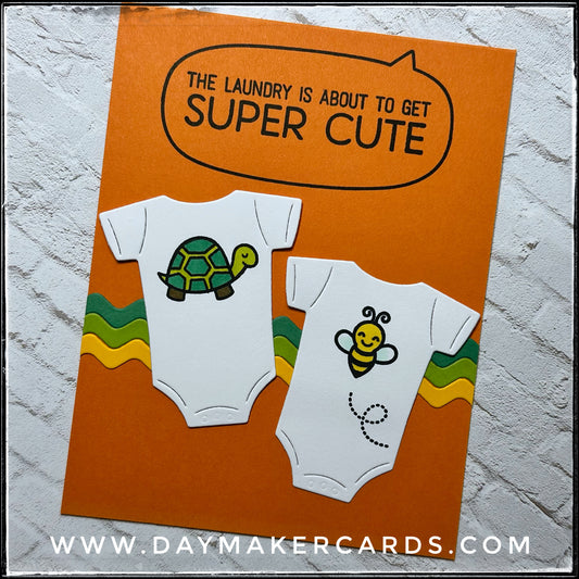 Super Cute Laundry Handmade Card