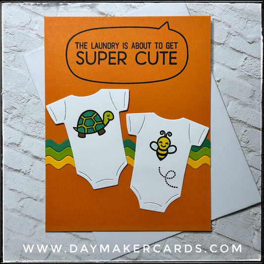 Super Cute Laundry Handmade Card