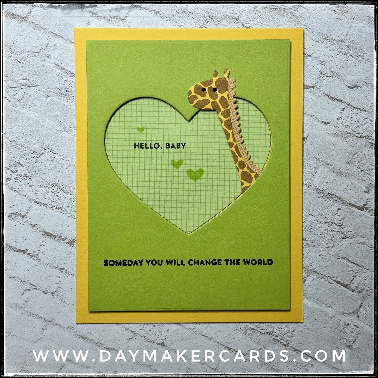 Change The World Handmade Card