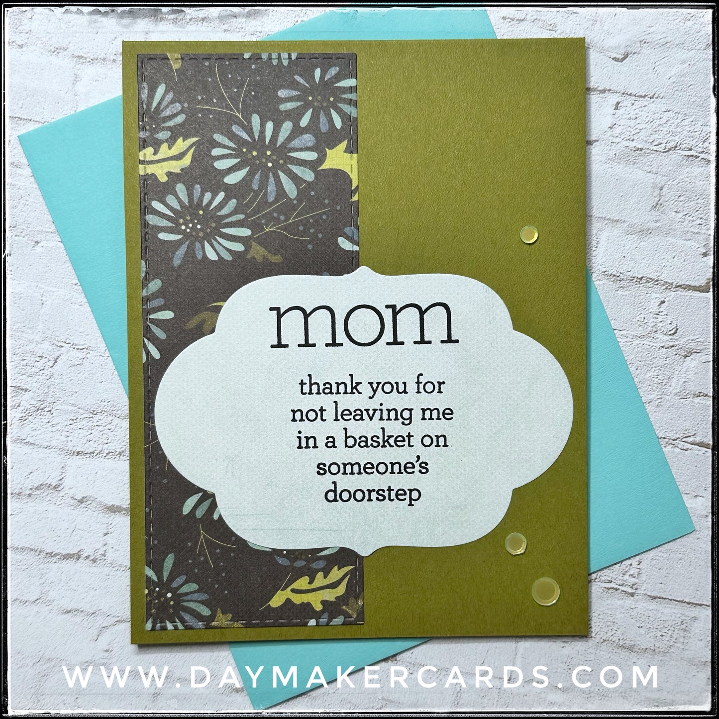 Mom - Someone's Doorstep Handmade Card