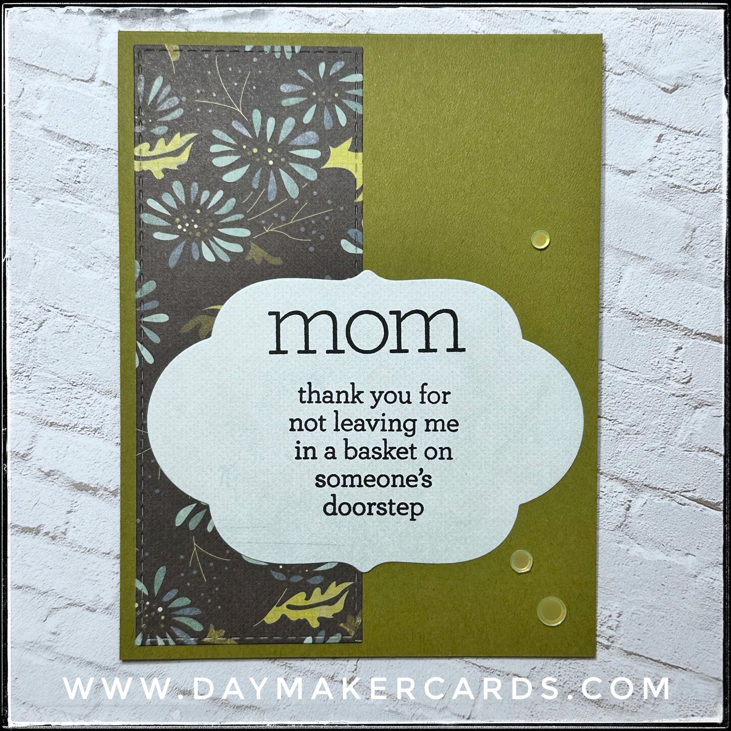 Mom - Someone's Doorstep Handmade Card