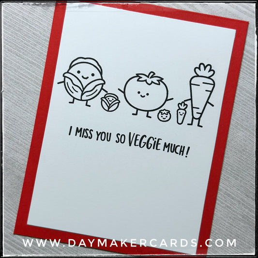 So Veggie Much Handmade Card