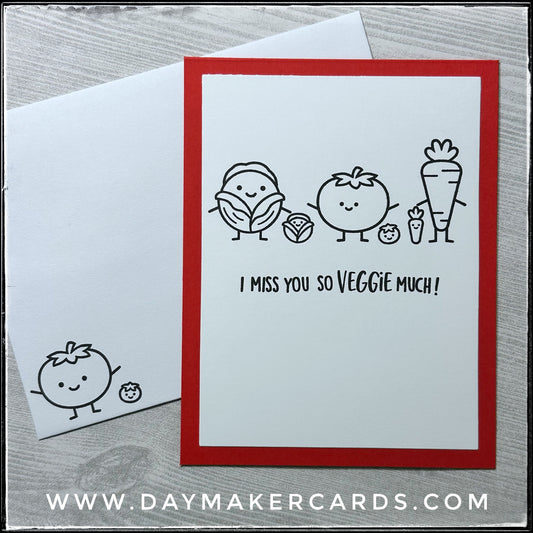So Veggie Much Handmade Card