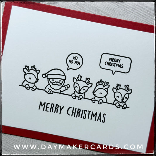 Merry Christmas Handmade Card