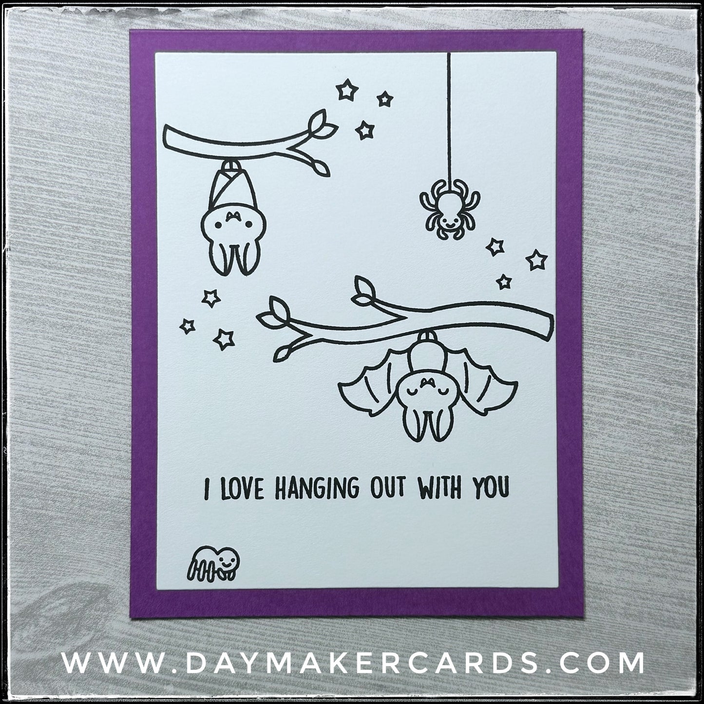 I Love Hanging Out Handmade Card