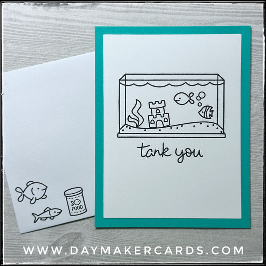 Tank You Handmade Card