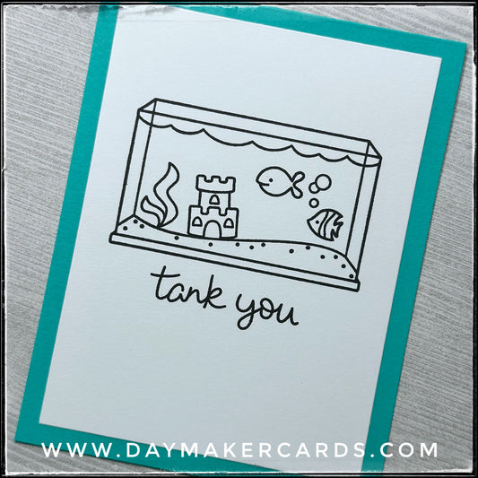 Tank You Handmade Card