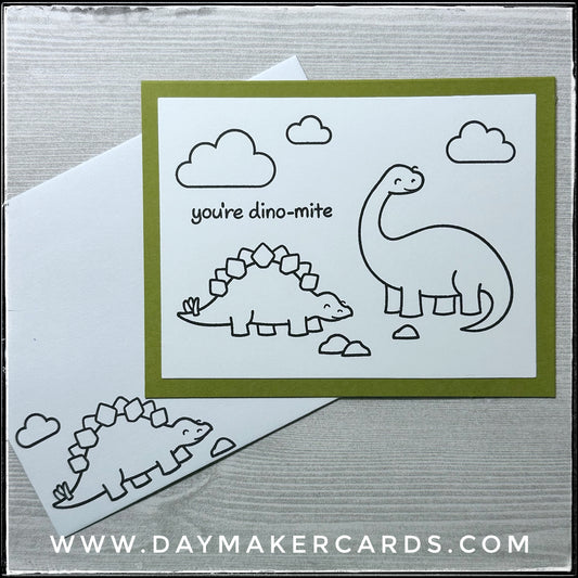 You're Dino-Mite Handmade Card