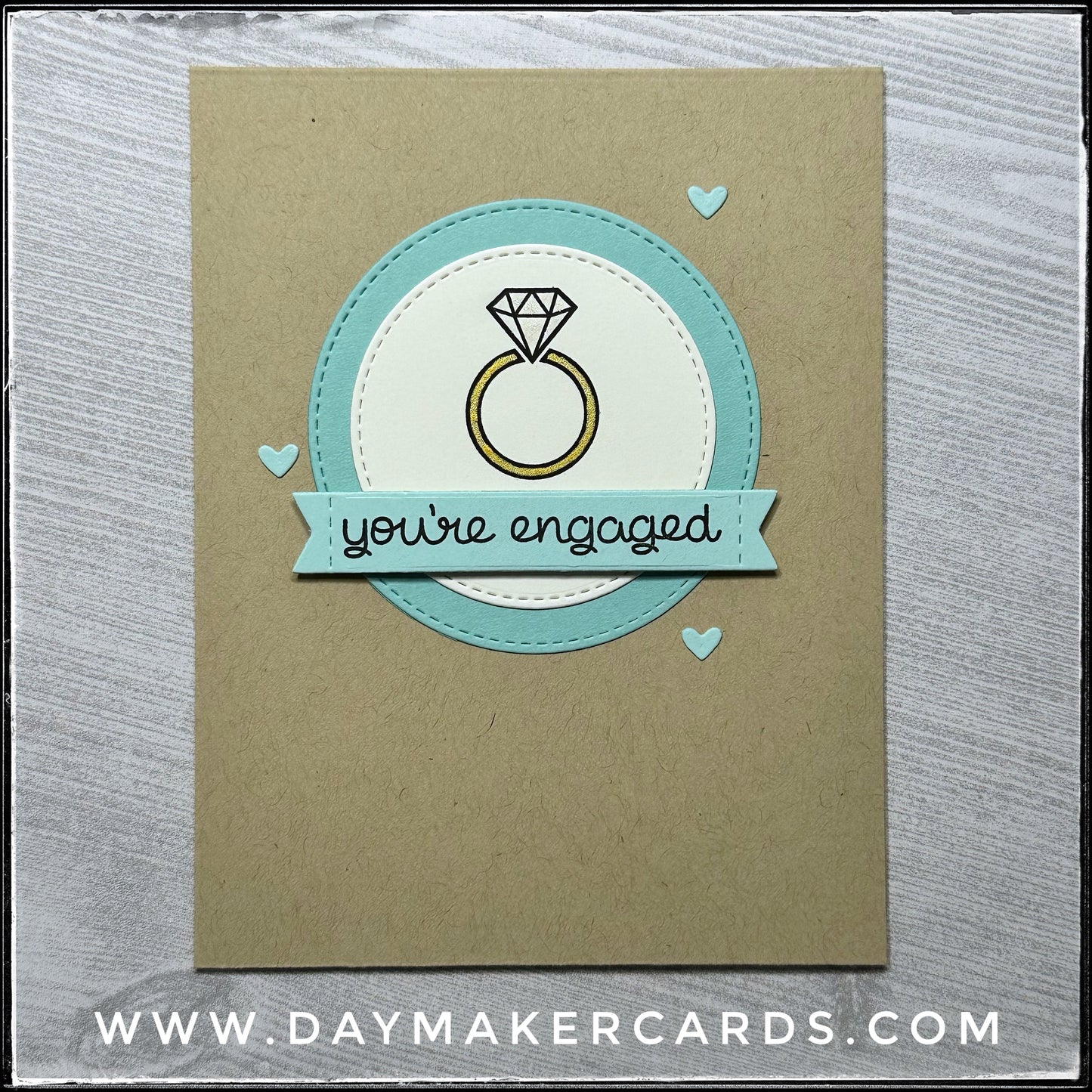 You're Engaged Handmade Card