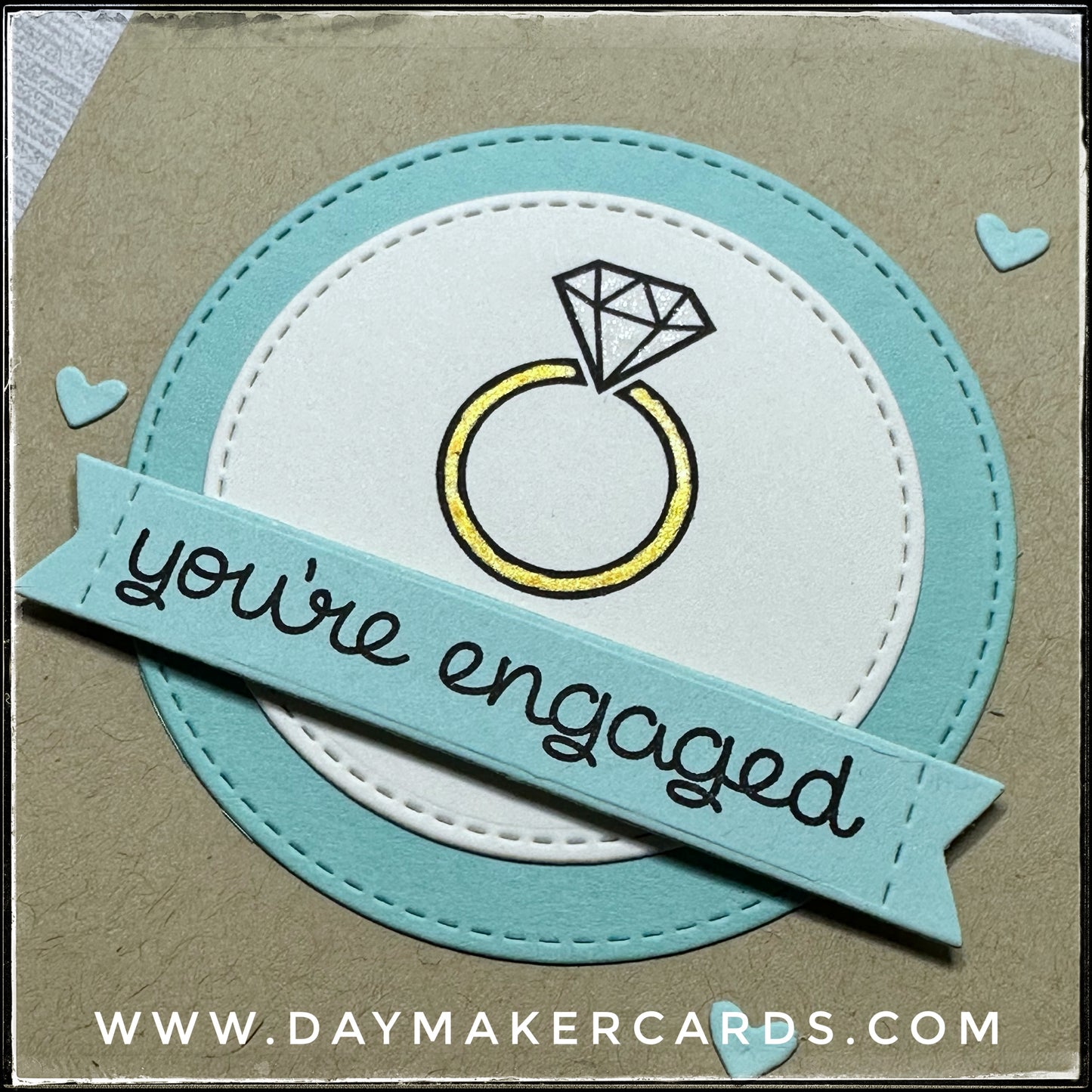 You're Engaged Handmade Card