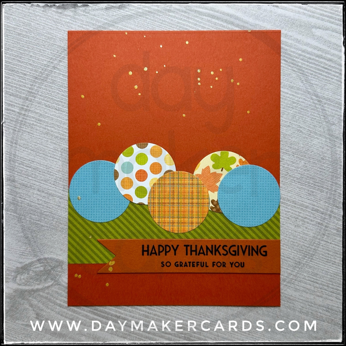 Happy Thanksgiving Handmade Card