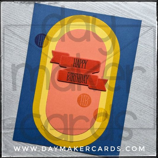 Happy Birthday Banner Handmade Card