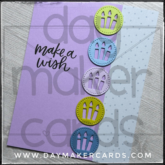 Make A Wish Handmade Card