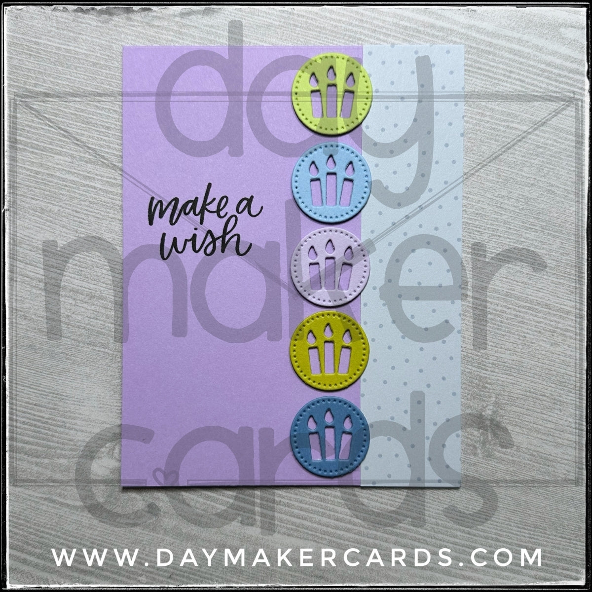 Make A Wish Handmade Card