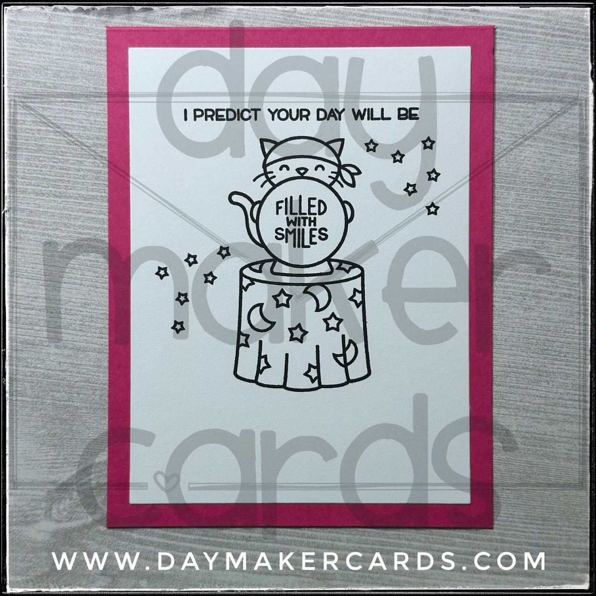 Filled With Smiles Handmade Card