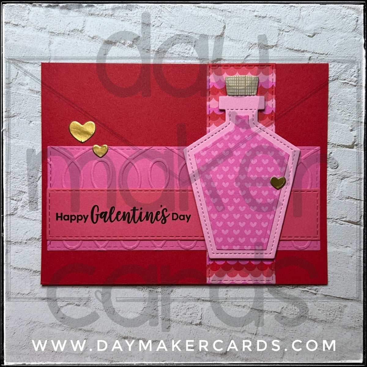 Happy Galentine's Day Handmade Card