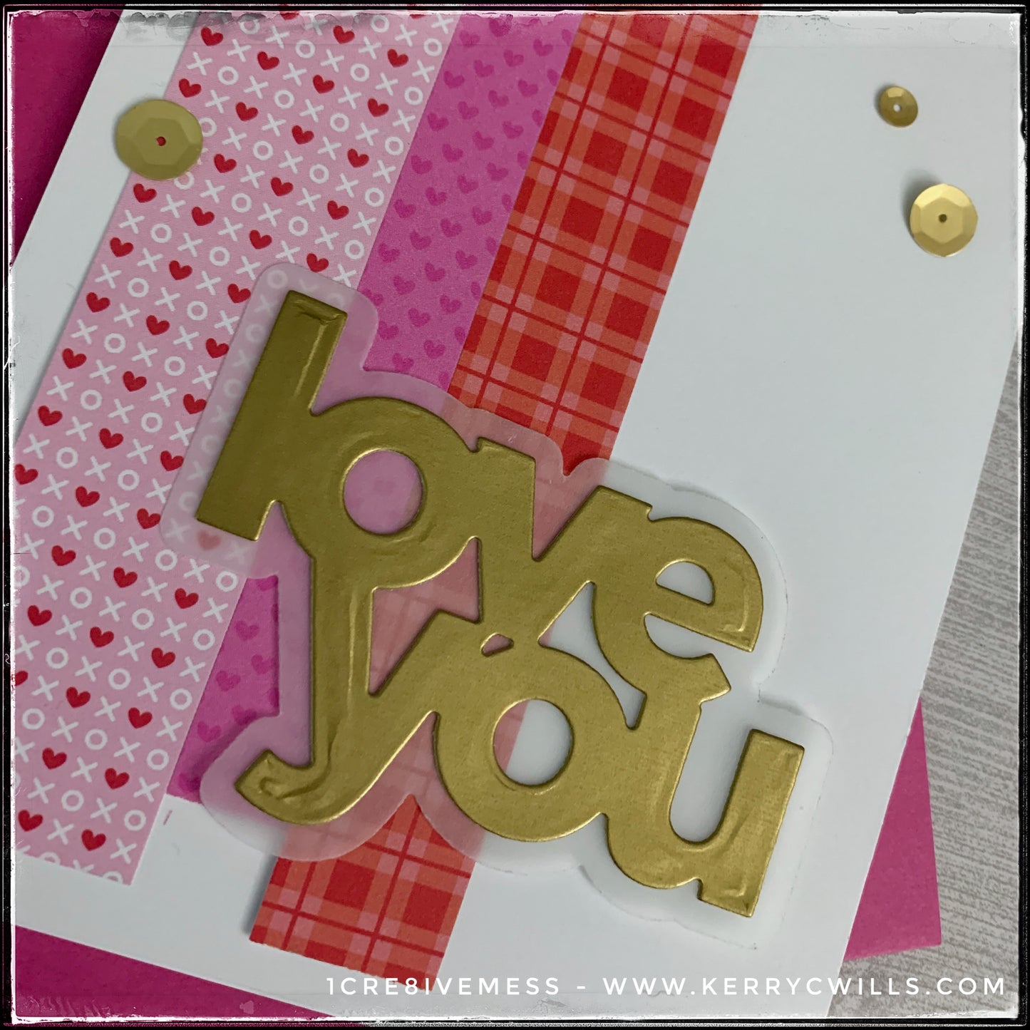love you handmade card