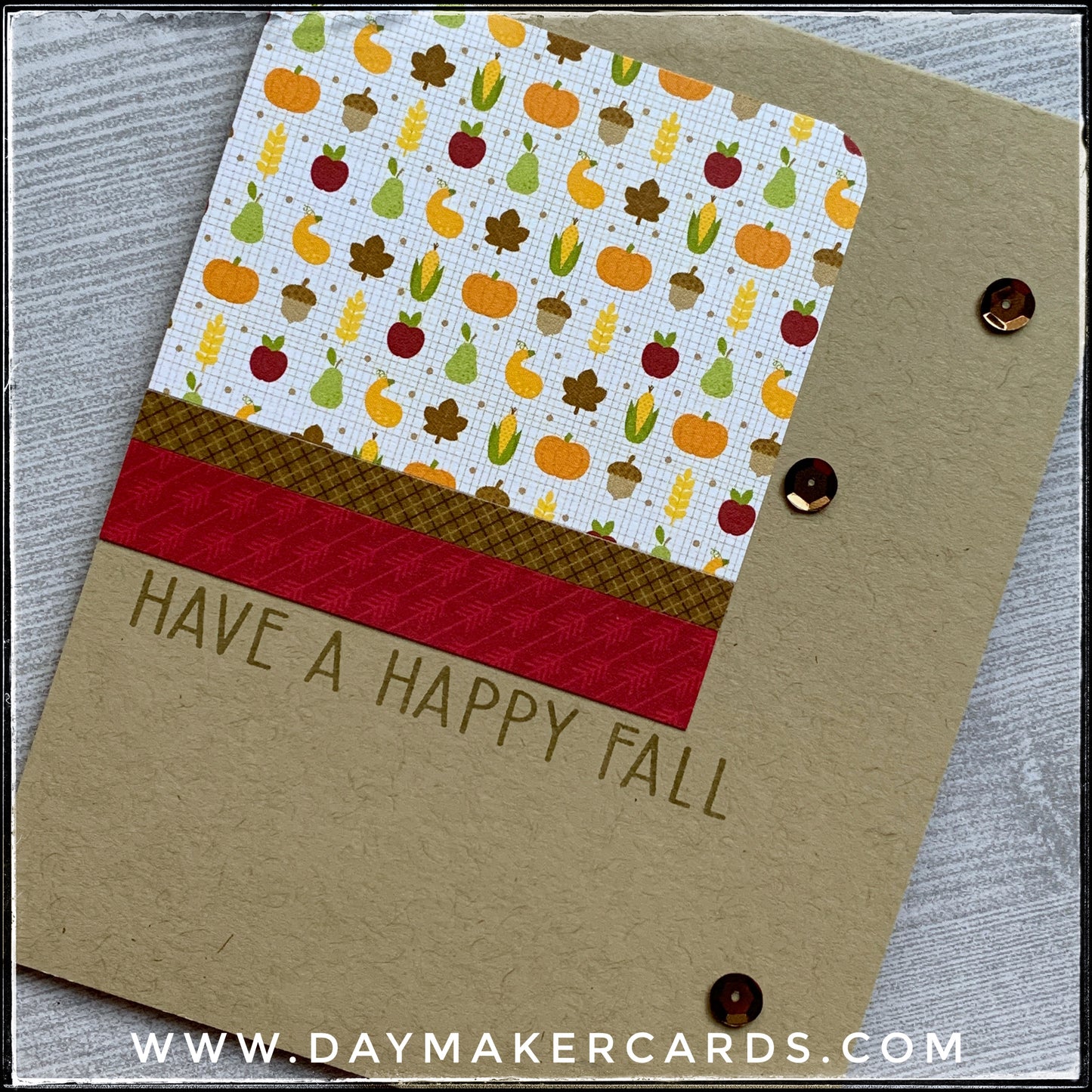 Have A Happy Fall Handmade Card