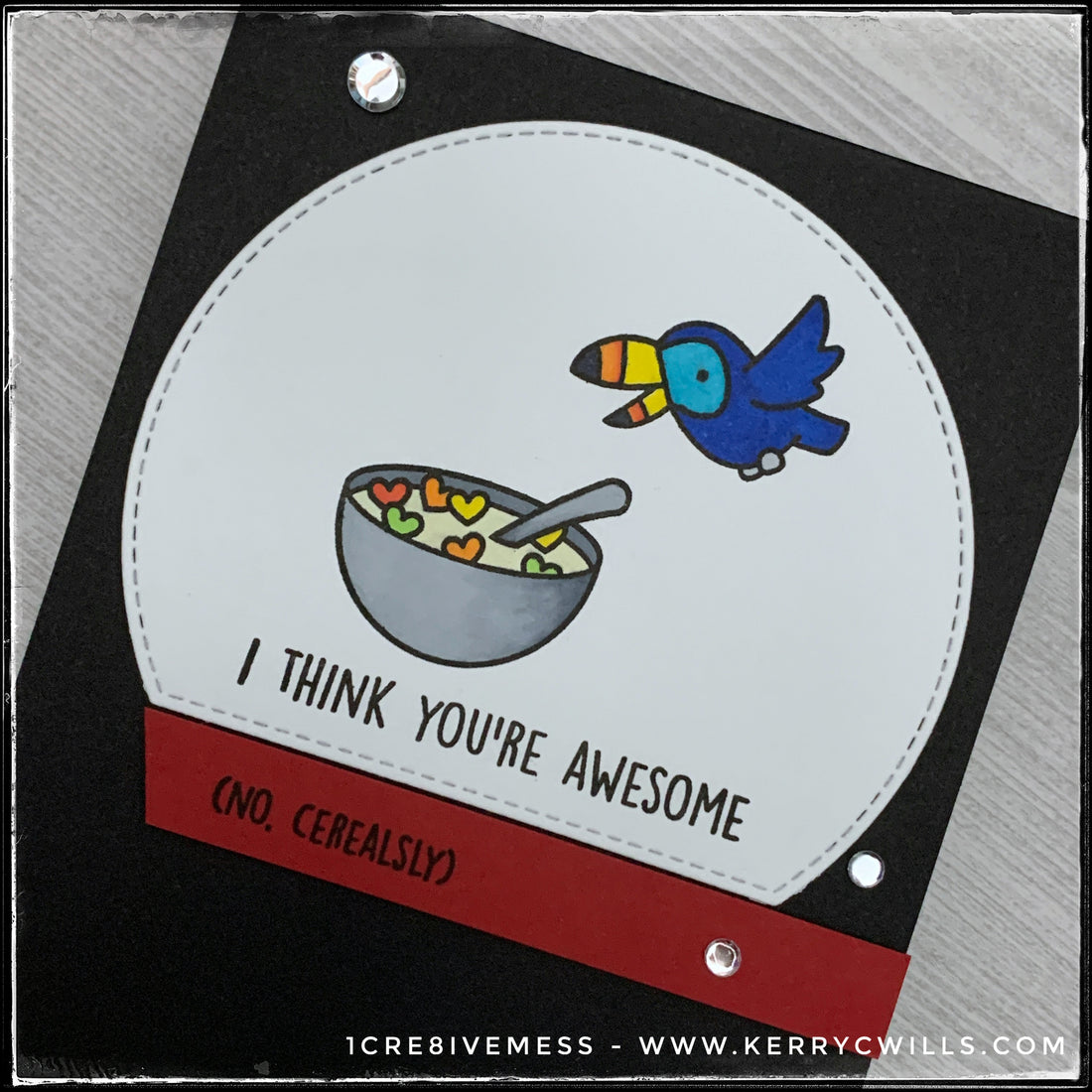 #the100dayproject : 2022 : 28/100 - you're awesome [cerealsly]
