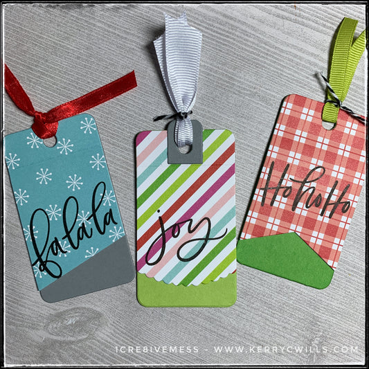 #the100dayproject : handmade tags 37/100-2 : holiday tags