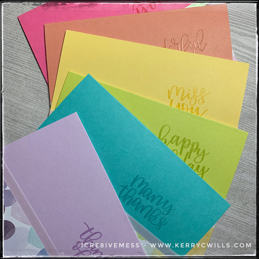 #the100dayproject : handmade cards 42+/100-2 : watercolor heart set
