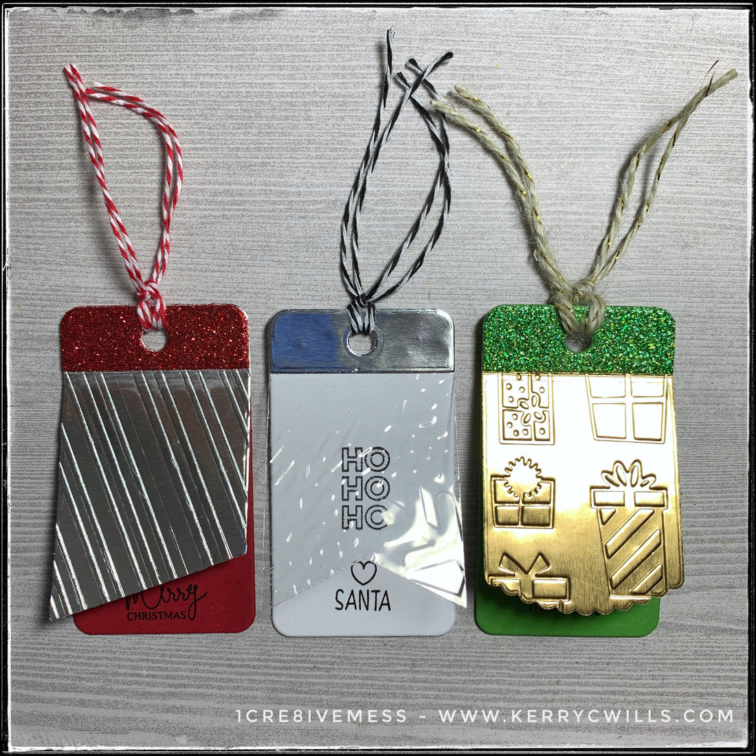 #the100dayproject : handmade tags 47/100-2 : holiday tags