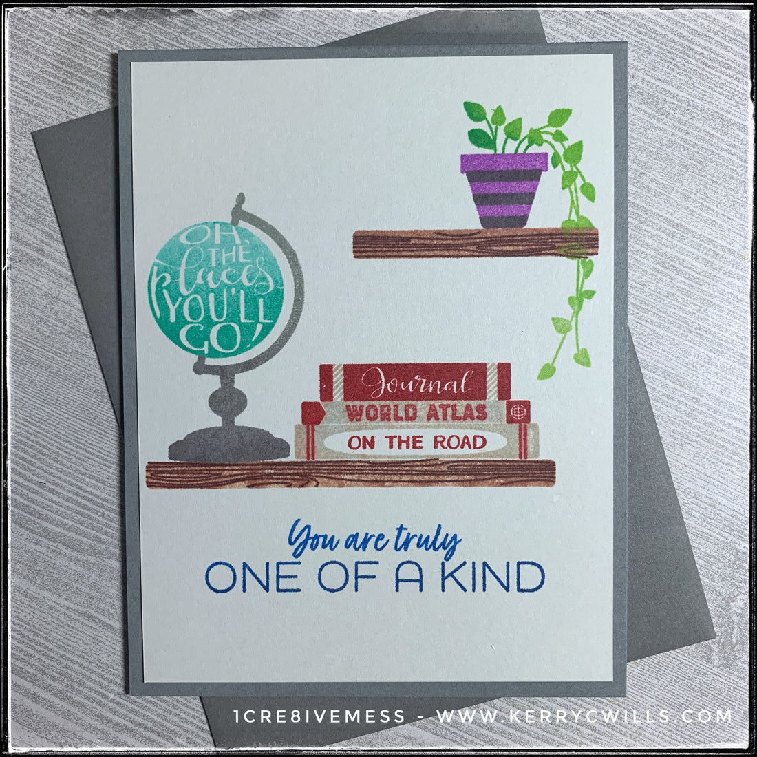 #the100dayproject : handmade card 54/100-2 : one of a kind