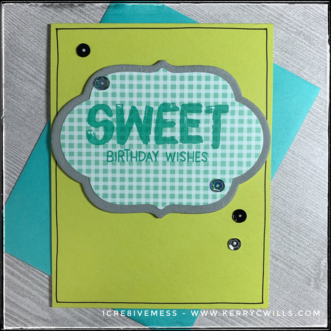 #the100dayproject : handmade card 55/100-2 : sweet birthday wishes