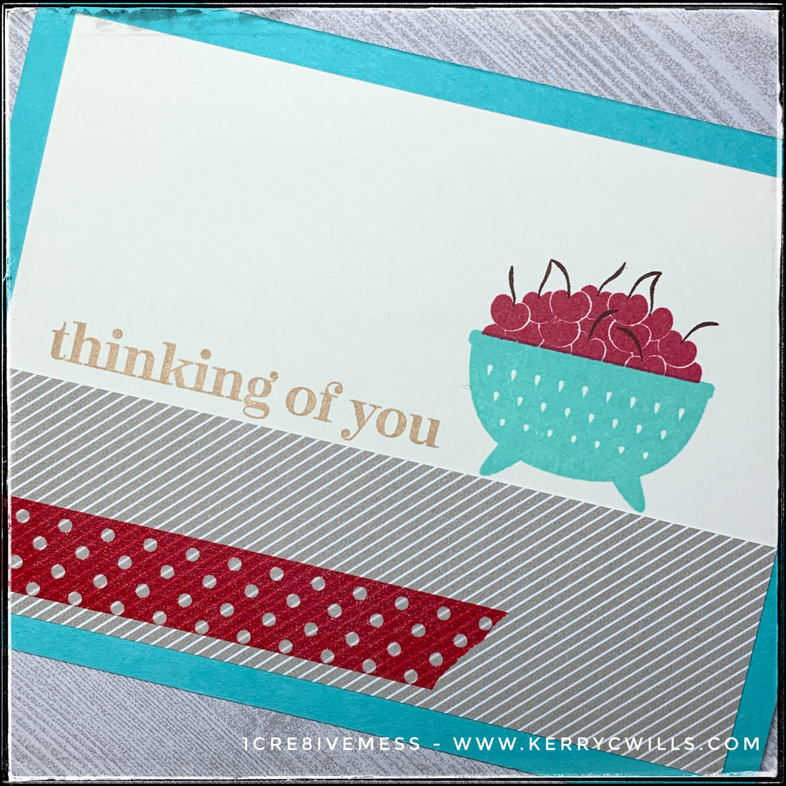 #the100dayproject : handmade card 73/100-2 : thinking of you