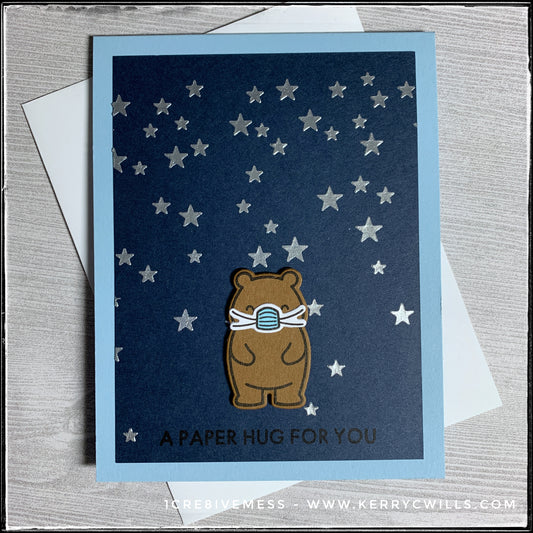 #the100dayproject : handmade card 81/100-2 : paper hugs