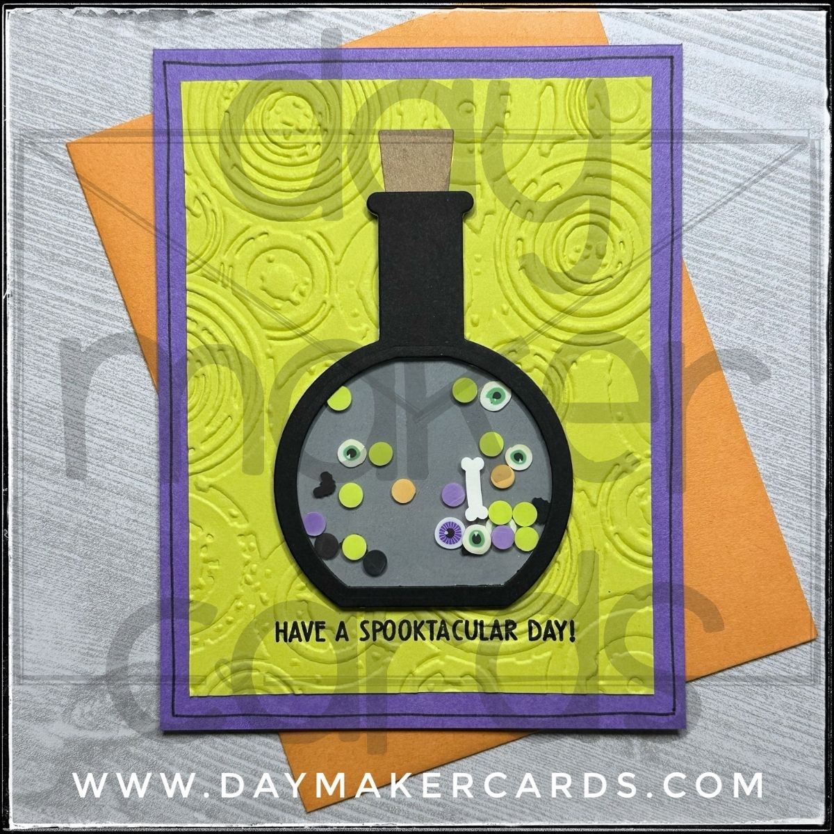 Shaker - Spooktacular Day Handmade Card