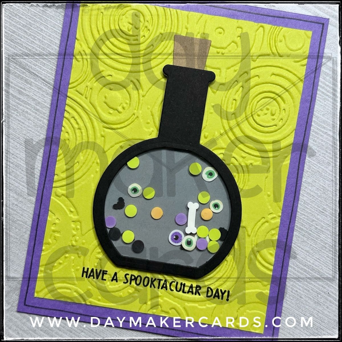Shaker - Spooktacular Day Handmade Card