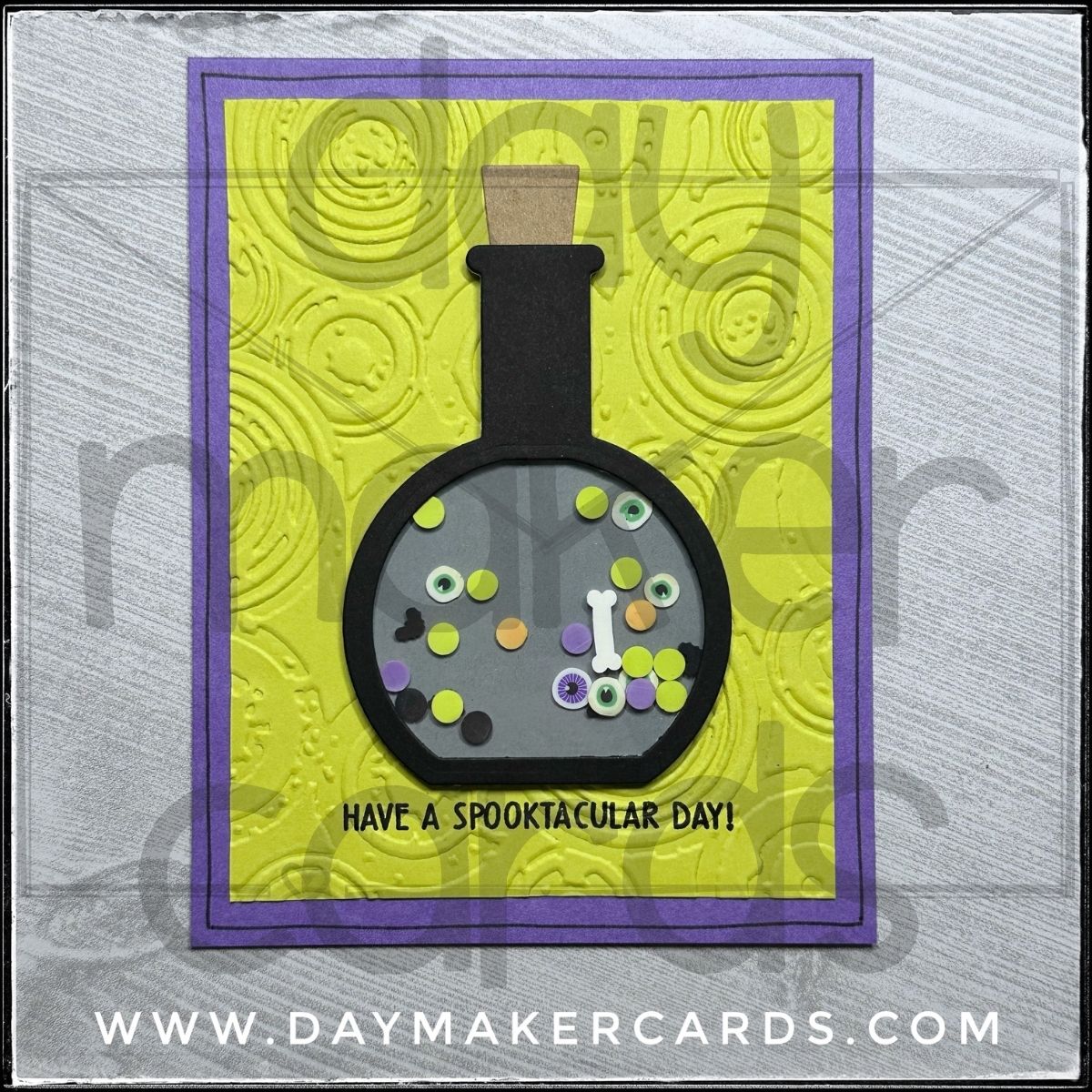 Shaker - Spooktacular Day Handmade Card