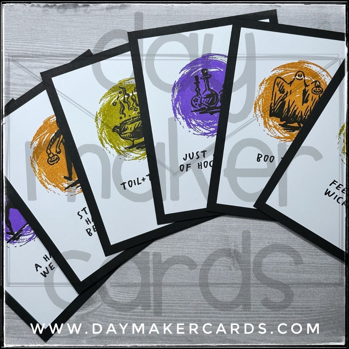 Set - Halloween Variety Handmade Cards