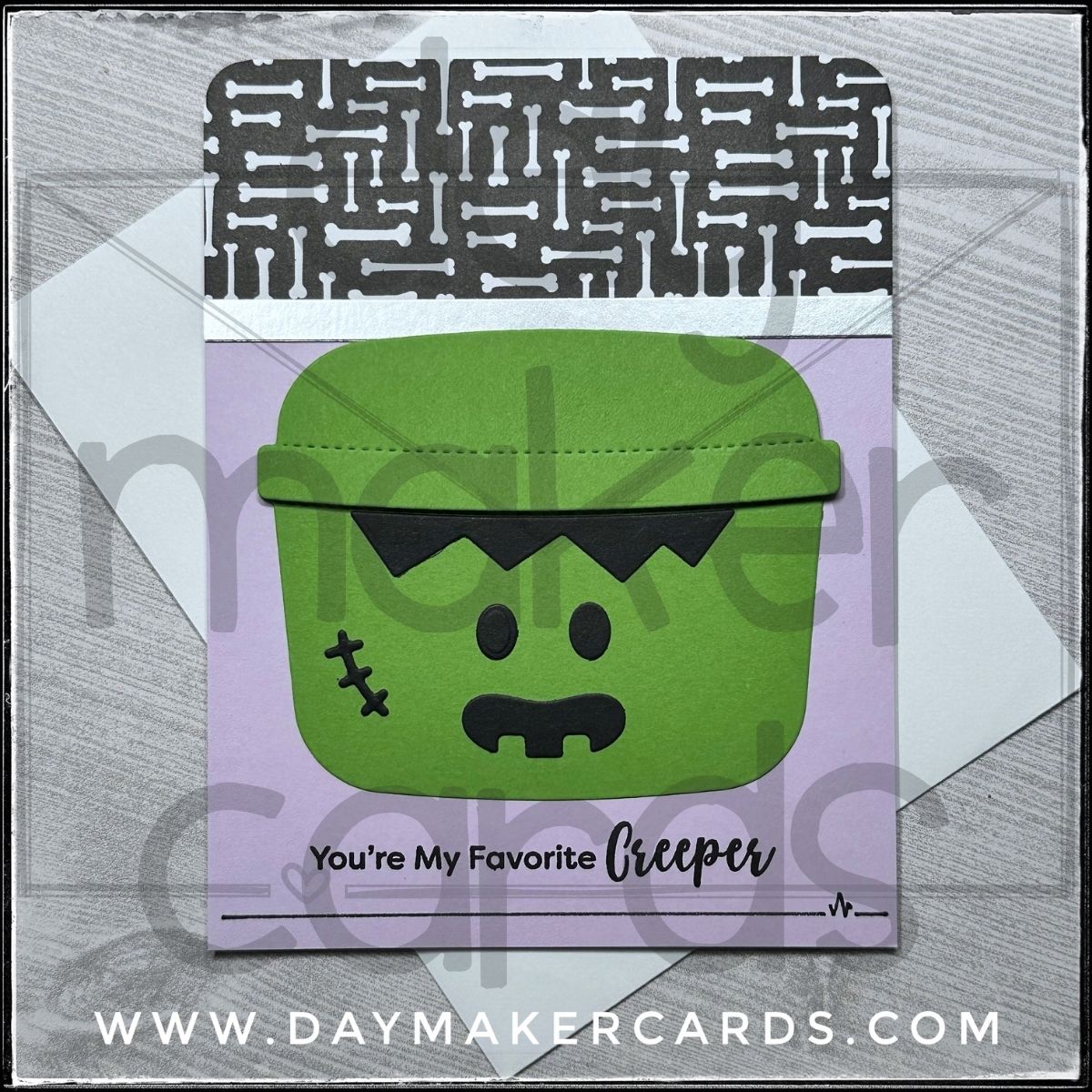 You're My Favorite Creeper Handmade Card