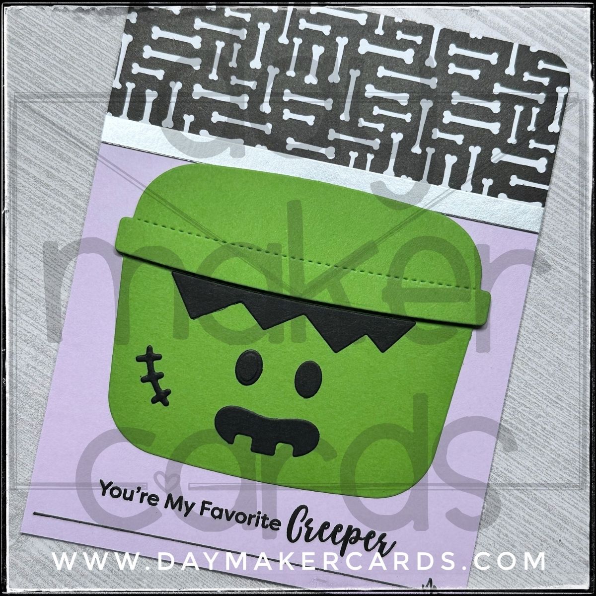 You're My Favorite Creeper Handmade Card