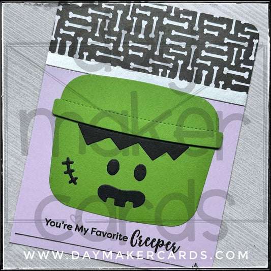 You're My Favorite Creeper Handmade Card