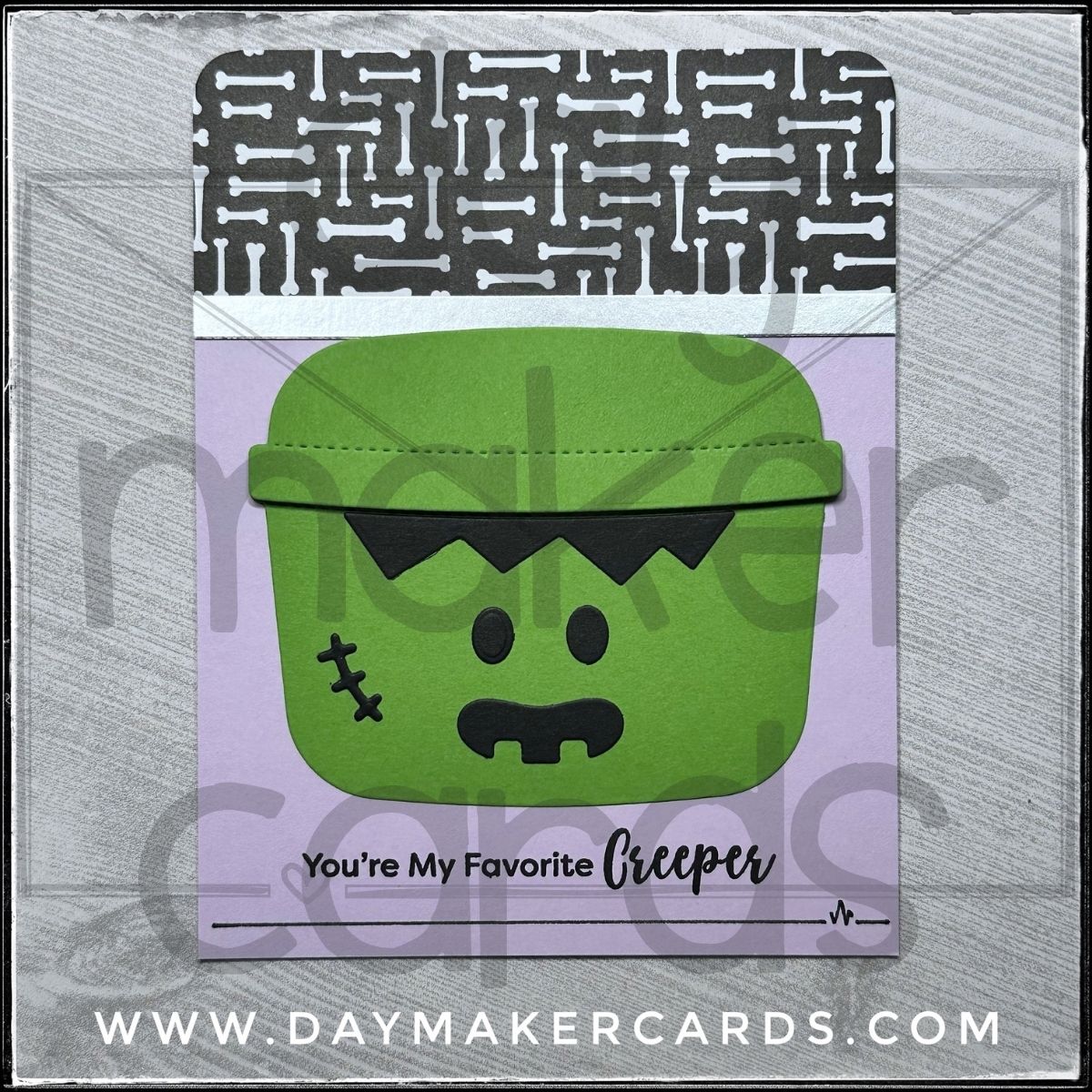 You're My Favorite Creeper Handmade Card
