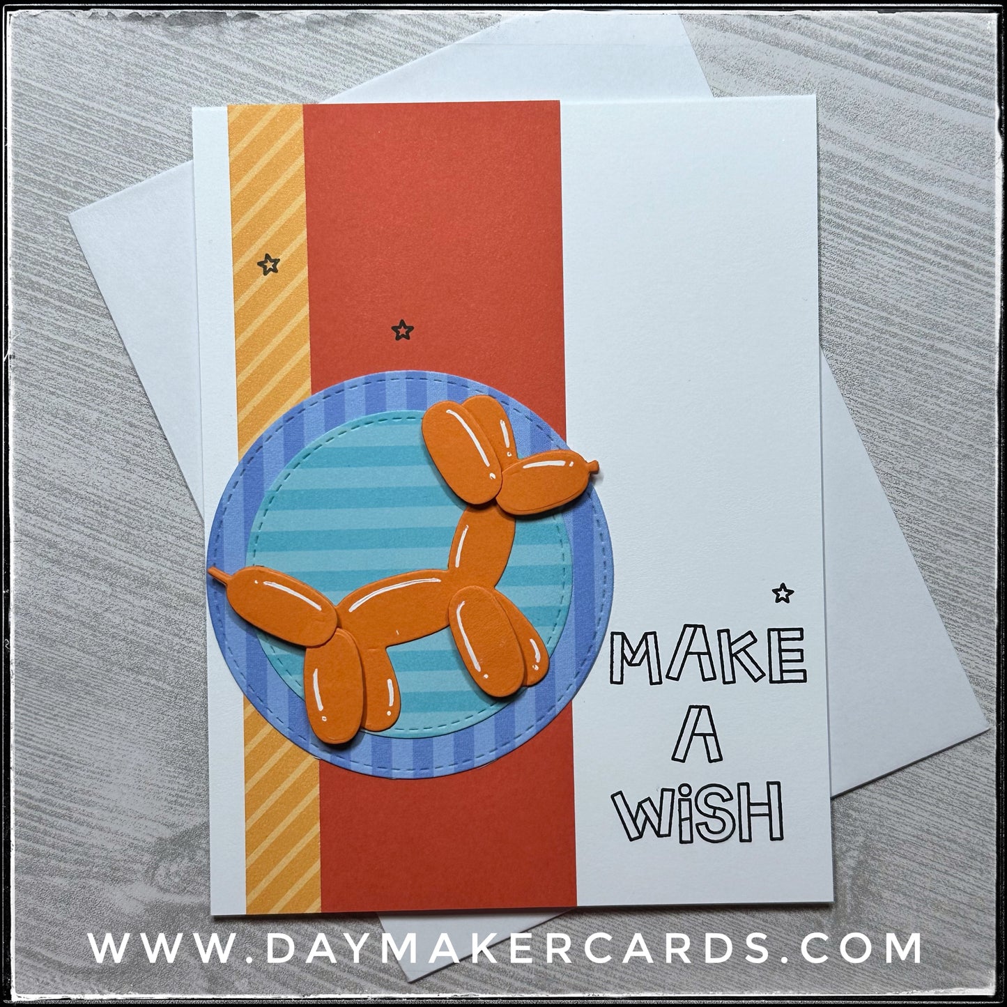 Make A Wish Handmade Card