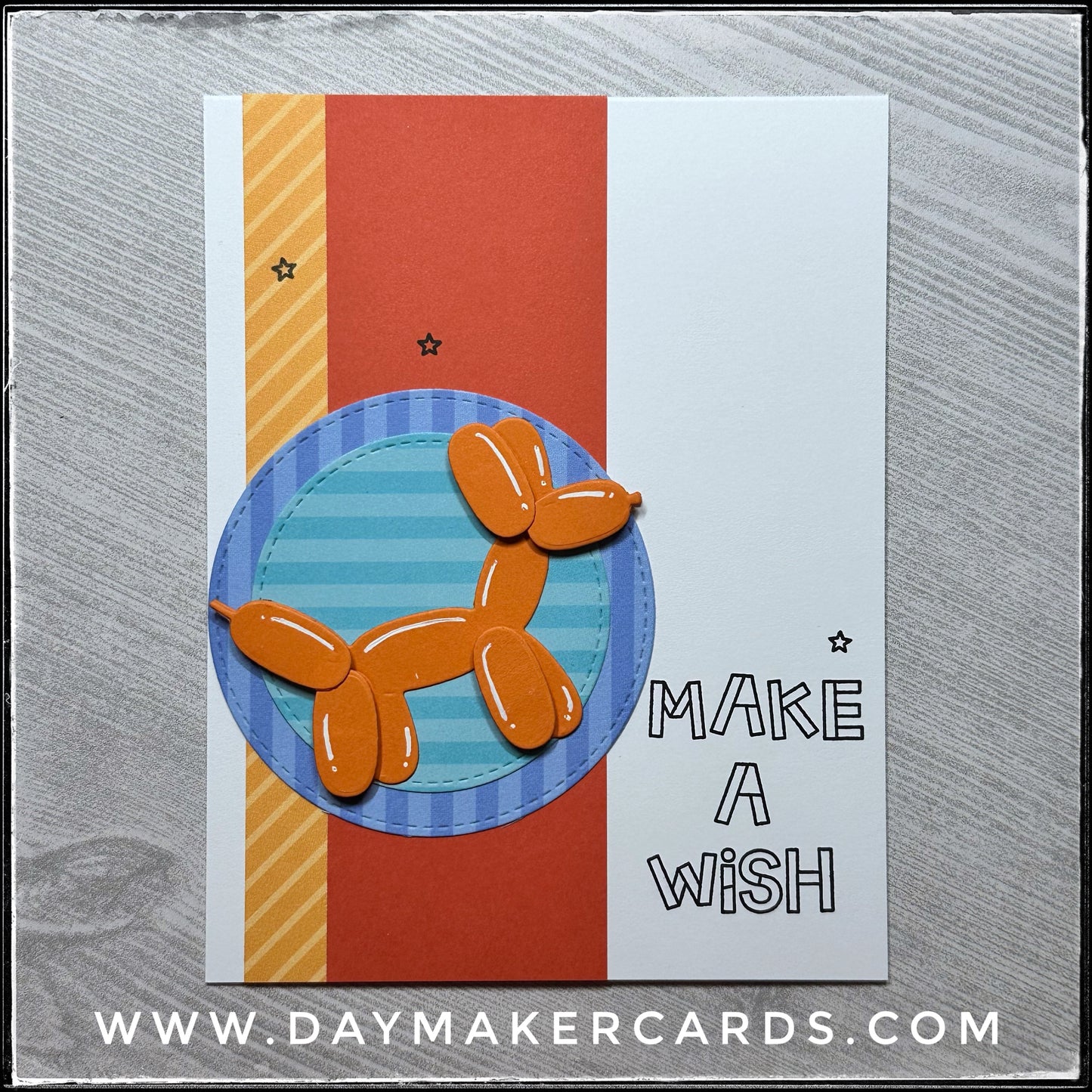 Make A Wish Handmade Card