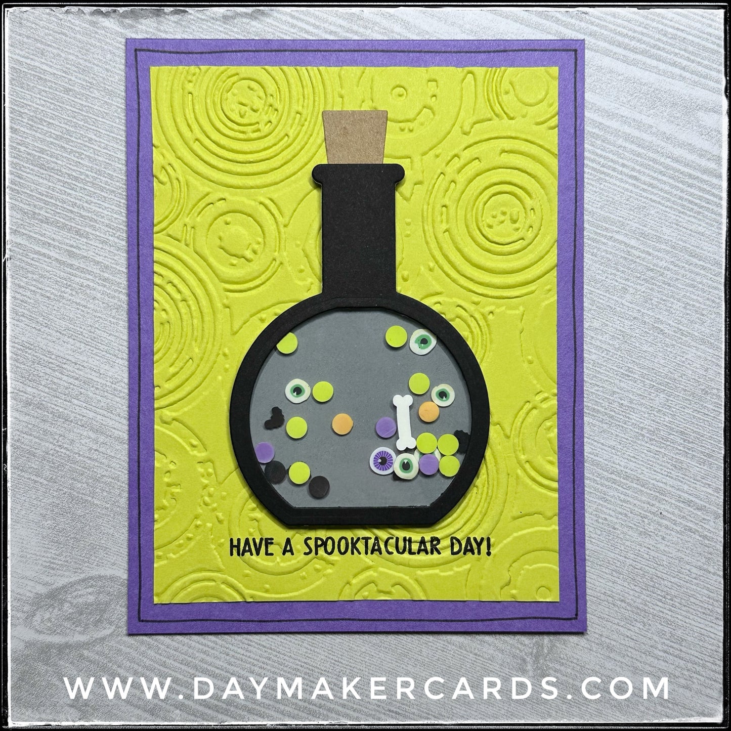 Shaker - Spooktacular Day Handmade Card