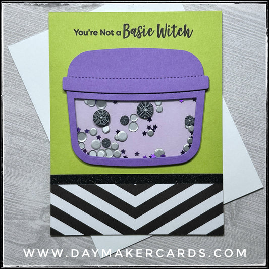 Shaker - Basic Witch Handmade Card