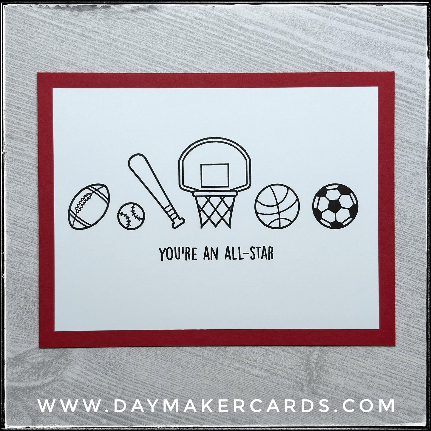 You're An All-Star Handmade Card