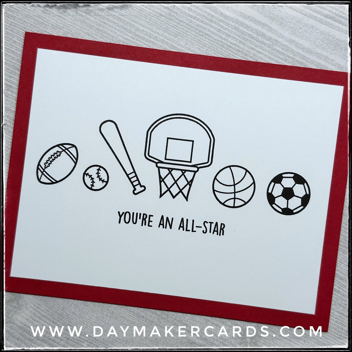 You're An All-Star Handmade Card